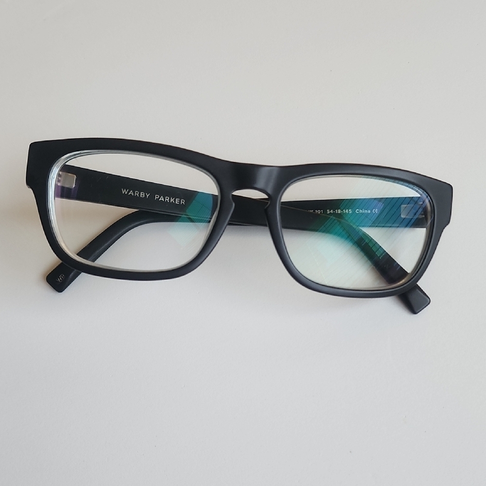 Warby Parker Roosevelt 101 Black Matte Eyeglasses